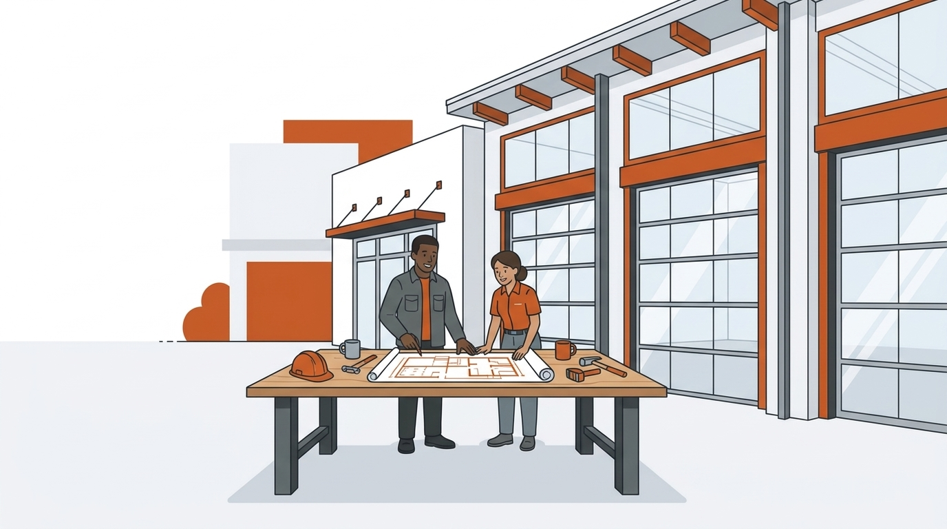 Headquarters-scale industrial suite.